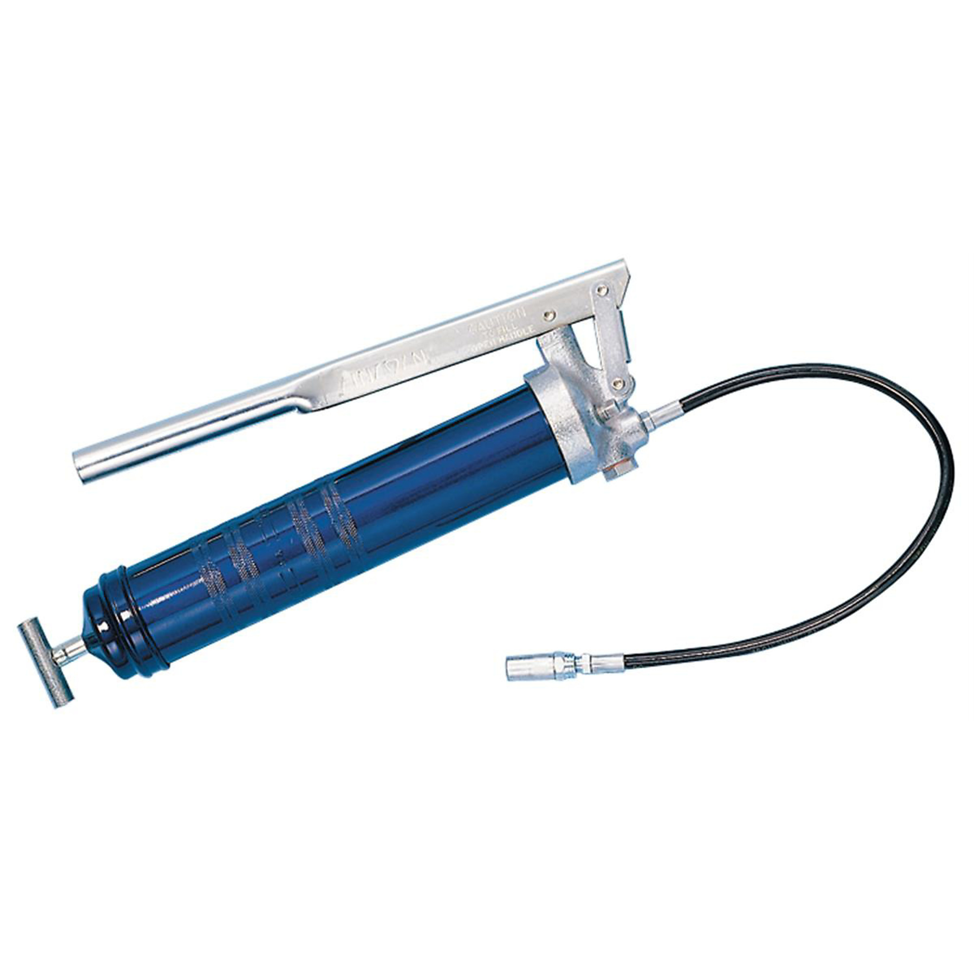 Lincoln Lubrication Grease Gun with Whip Hose — 2-Way Loading, Lever Action, 18in. Hose, Model# LIN1147